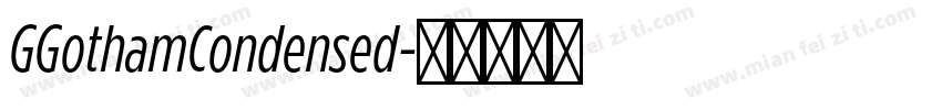 GGothamCondensed字体转换