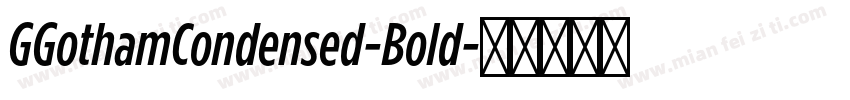 GGothamCondensed-Bold字体转换