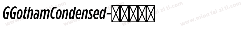 GGothamCondensed字体转换