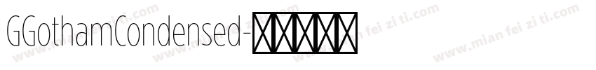 GGothamCondensed字体转换