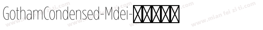 GothamCondensed-Mdei字体转换