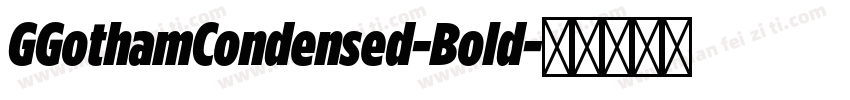 GGothamCondensed-Bold字体转换