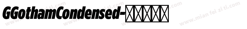 GGothamCondensed字体转换
