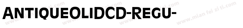 AntiqueOliDCD-Regu字体转换