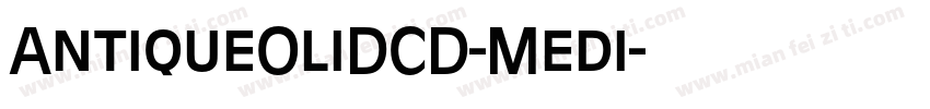 AntiqueOliDCD-Medi字体转换