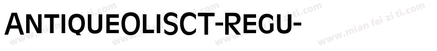 AntiqueOliSCT-Regu字体转换