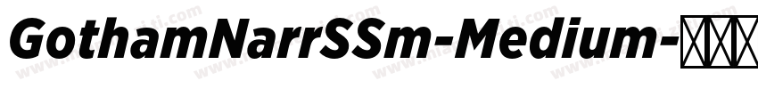 GothamNarrSSm-Medium字体转换