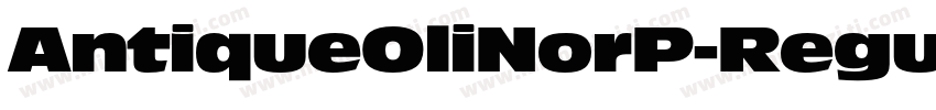 AntiqueOliNorP-Regu字体转换