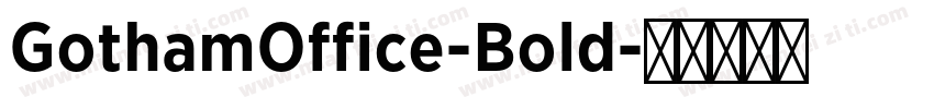 GothamOffice-Bold字体转换
