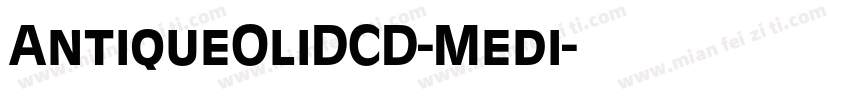 AntiqueOliDCD-Medi字体转换