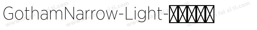 GothamNarrow-Light字体转换