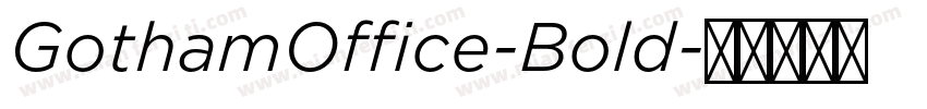 GothamOffice-Bold字体转换