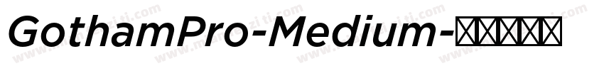 GothamPro-Medium字体转换