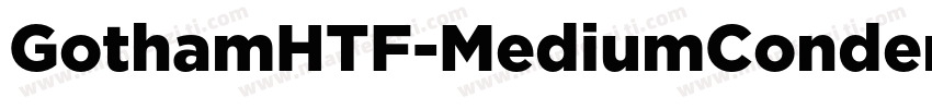 GothamHTF-MediumCondensed字体转换