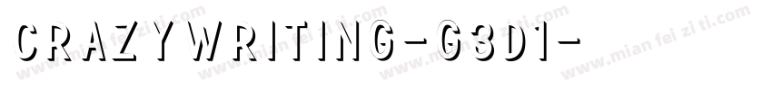 CrazyWriting-g3d1字体转换