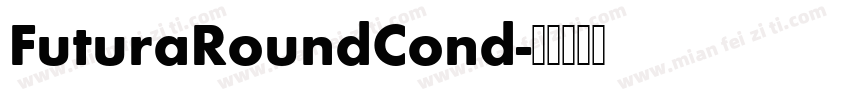 FuturaRoundCond字体转换