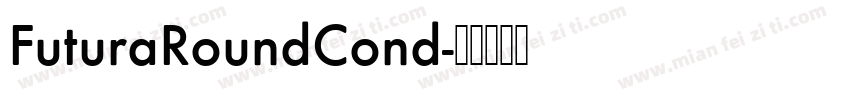 FuturaRoundCond字体转换