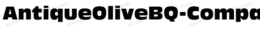 AntiqueOliveBQ-Compact字体转换