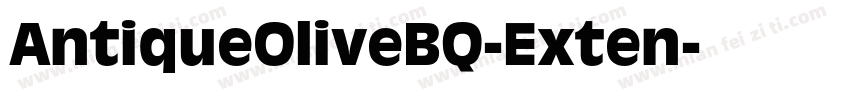 AntiqueOliveBQ-Exten字体转换