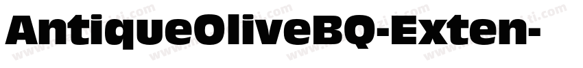 AntiqueOliveBQ-Exten字体转换