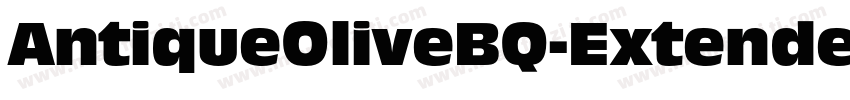 AntiqueOliveBQ-Extended字体转换