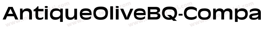 AntiqueOliveBQ-Compact字体转换