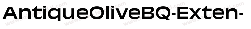 AntiqueOliveBQ-Exten字体转换
