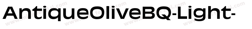 AntiqueOliveBQ-Light字体转换
