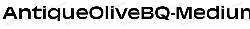 AntiqueOliveBQ-Medium字体转换