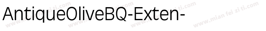 AntiqueOliveBQ-Exten字体转换