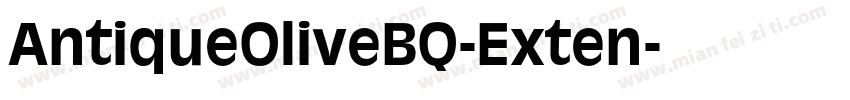 AntiqueOliveBQ-Exten字体转换