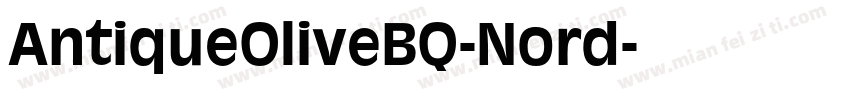 AntiqueOliveBQ-Nord字体转换