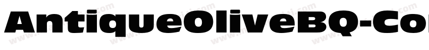 AntiqueOliveBQ-Compact字体转换