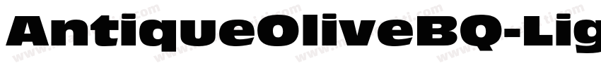 AntiqueOliveBQ-Light字体转换