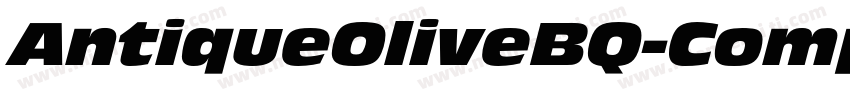 AntiqueOliveBQ-Compact字体转换