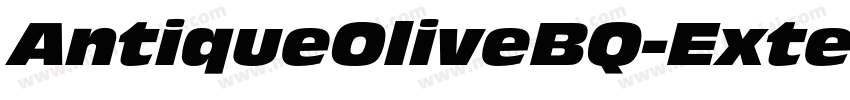 AntiqueOliveBQ-Exten字体转换
