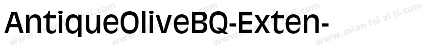 AntiqueOliveBQ-Exten字体转换