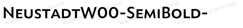 NeustadtW00-SemiBold字体转换