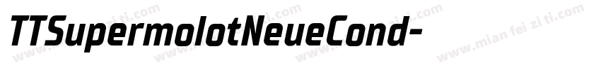 TTSupermolotNeueCond字体转换