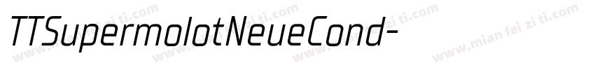 TTSupermolotNeueCond字体转换