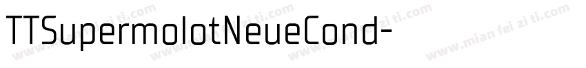 TTSupermolotNeueCond字体转换