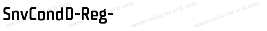 SnvCondD-Reg字体转换