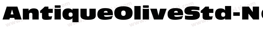 AntiqueOliveStd-NordItalic字体转换