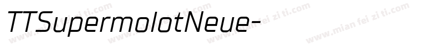 TTSupermolotNeue字体转换