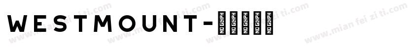 westmount字体转换