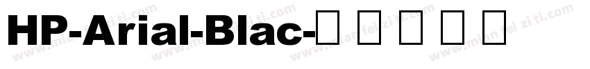 HP-Arial-Blac字体转换