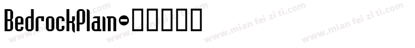 BedrockPlain字体转换