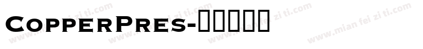 CopperPres字体转换