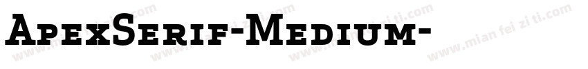 ApexSerif-Medium字体转换
