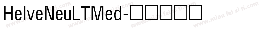 HelveNeuLTMed字体转换